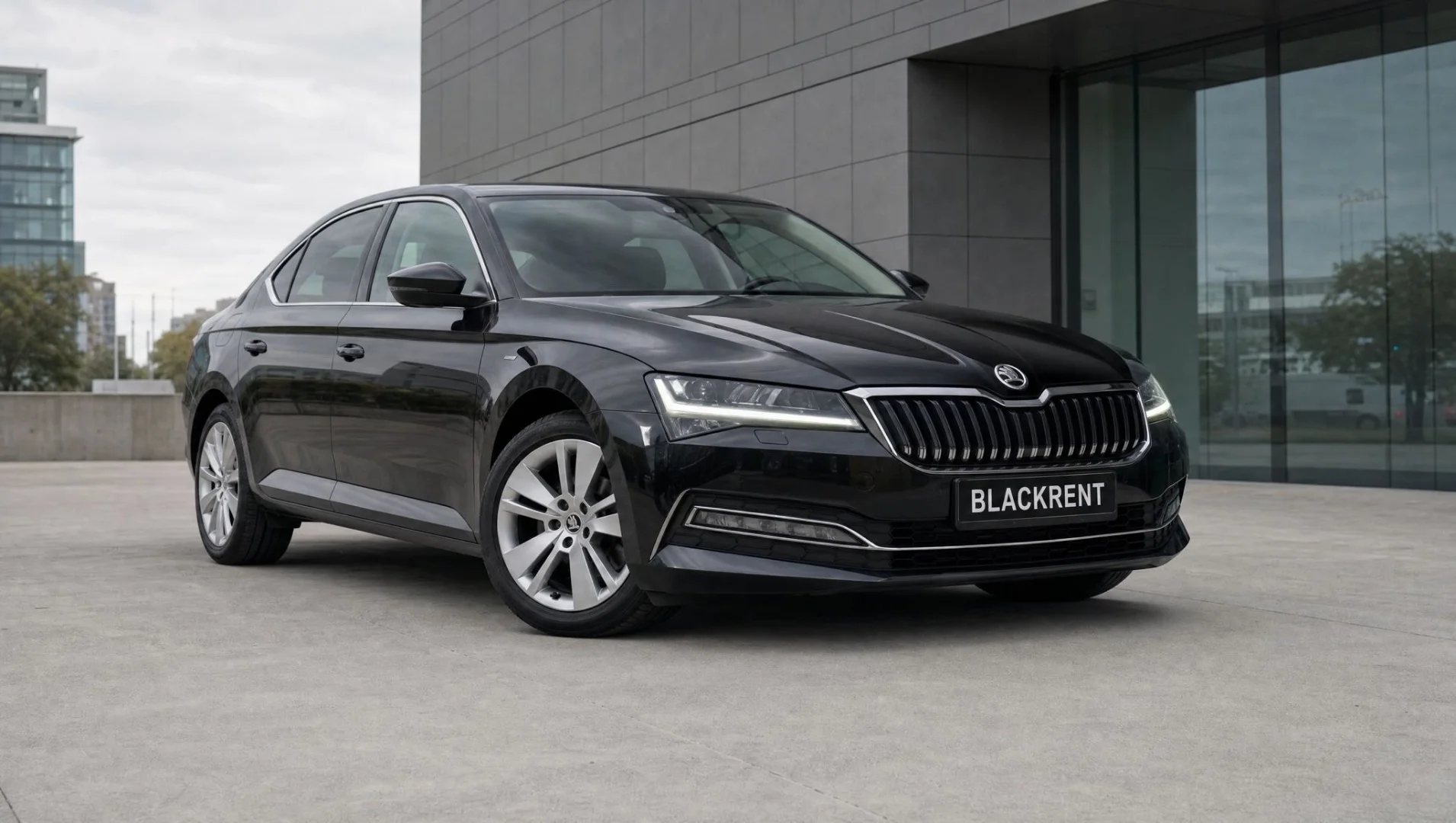 Škoda Superb 2022 - Kliknutím zobrazíte detail vozidla Škoda Superb 2022 diesel - Prenájom prémiového vozidla v BlackRent autopožičovni na Slovensku za 40,00€/deň